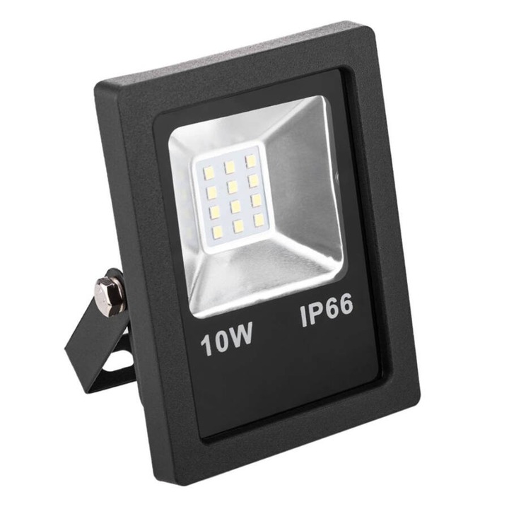 Proiector LED, 10 W, Negru