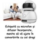 Camera de Supraveghere pentru Copii, Night Vision, Infrarosu cu Vedere pe Timp de Noapte, Audio Bidirectional, Detectarea Miscarii, App Control