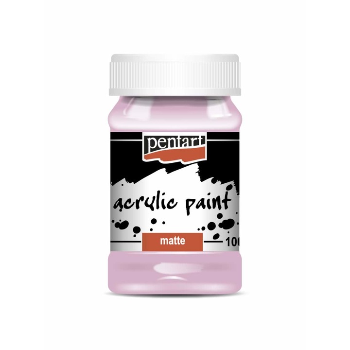 Акрилна боя Pentart Matt 100 ml розова1009