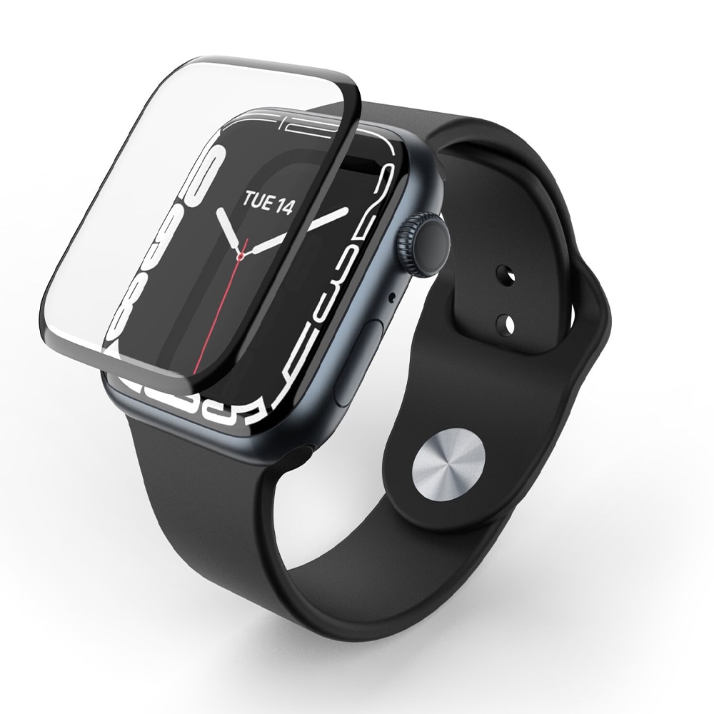 Védőfólia Apple Watch Series 7-41 mm-hez, Full HD edzett üveg, egyszerű ...