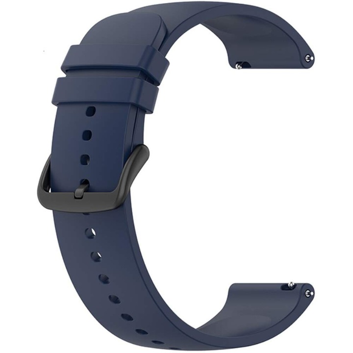 Curea ceas SmartWatch pentru Samsung Galaxy GT2 20 cm, Extra Liquid Silicon, Special Design, Bratara Magnetica, Bleumarin