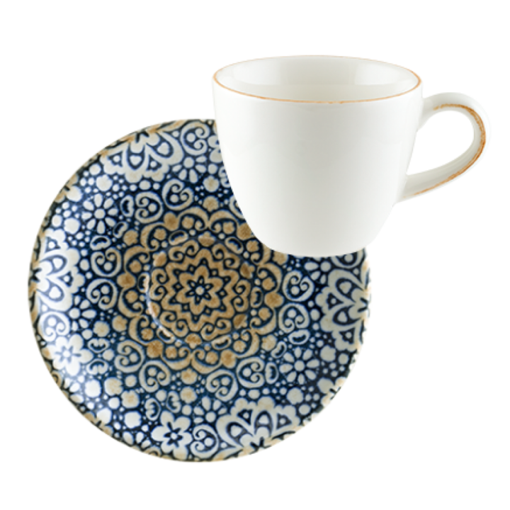 Ceasca cafea portelan BONNA ALHAMBRA 80ml cu farfurioara 12cm