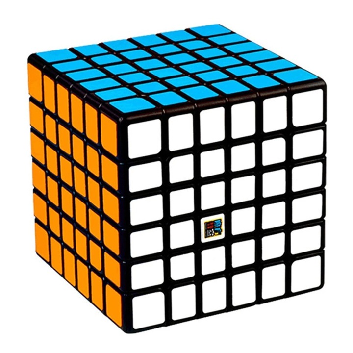 Кубче тип Рубик Moyu MoFang Meilong, 6x6x6, Черен