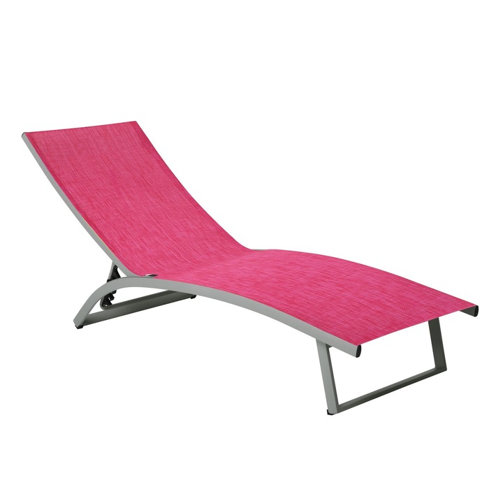 Patio Nyugágy 5 pozíciós Fukszia