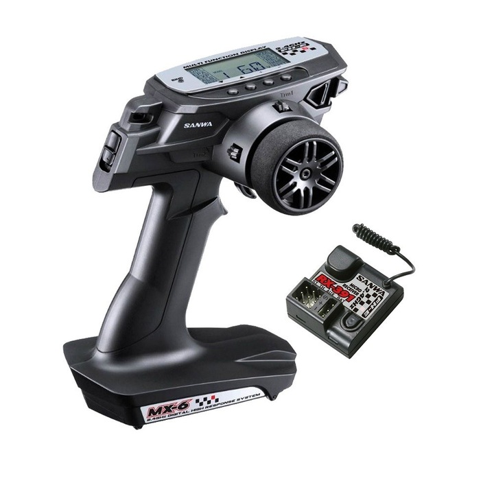 Sanwa MX-6 DRY RX-391W 2,4GHz 3 csatornás vízálló vevővel (FH-E)