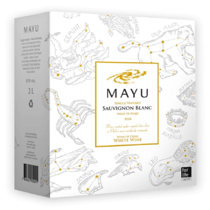 Вино MAYU, Чили, Совиньон блан, 2л