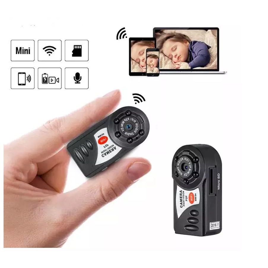 Camera Wifi Motion Sensor Q7 Mini DV Voice Recorder DVR Night Vision ...
