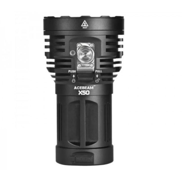 Фенерче, Acebeam X50, презареждащ се USB-C, 40 000 лумена, 800 метра