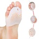 Set 2 bucati separator degete zenifique®, protectie impotriva bataturilor, pernita din silicon, marime universala, alb