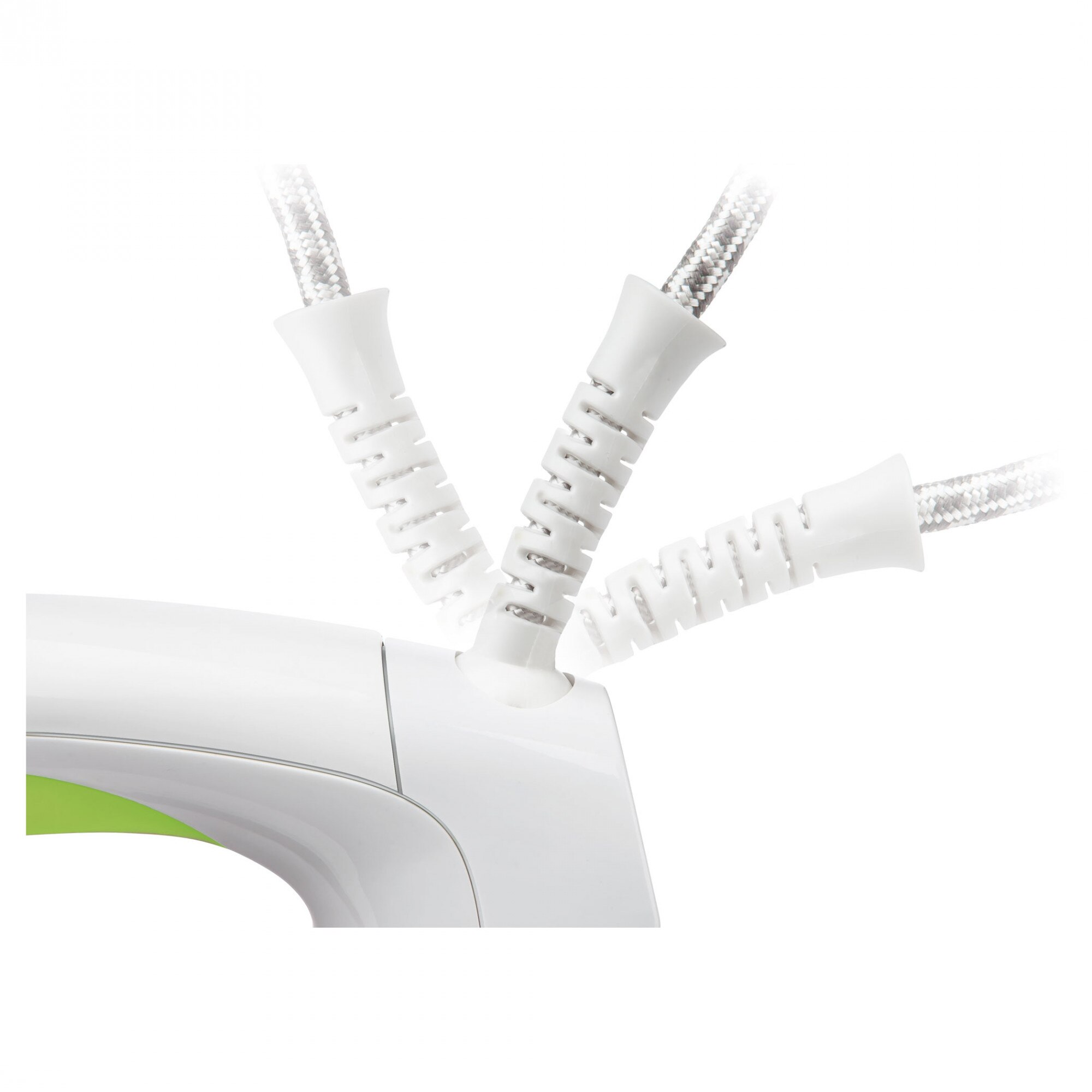 Fier de calcat, talpa ceramica, 2200 W, Abur, functie auto-curatare, Alb/Verde