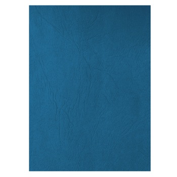 Set 100 coperta carton imitatie piele, Ecada, 230 microni, Albastru Set 100 coperta carton imitatie piele, Ecada, 230 microni, Albastru