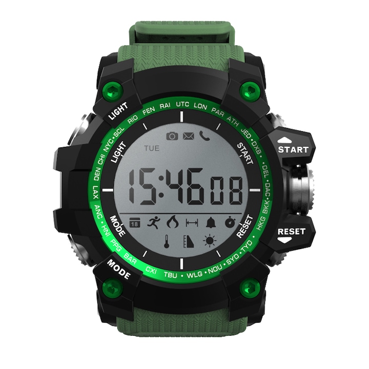 Smartwatch Vogue Astrea, Bratara inox, 1.69 inch, Argintiu, Unisex