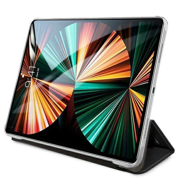 Husa Karl Lagerfeld KLFC11OKHK Saffiano Karl Head compatibila cu iPad Pro 11 inch (2021) Negru
