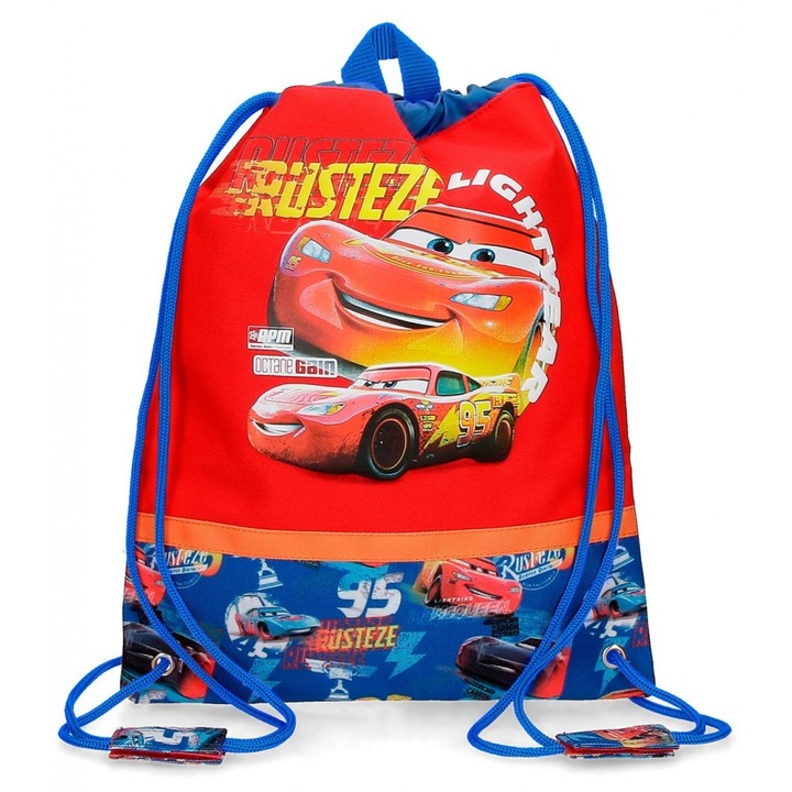 Sac scoala baieti Cars Rusteze Lightyear, 27x34 cm