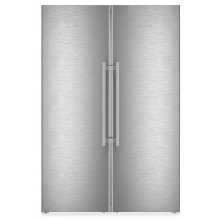 Side by side Liebherr XRFbs 5295 Peak, NoFrost, BioFresh, 665 l, H 185.5 cm, Clasa D, BlackSteel, Dark Inox