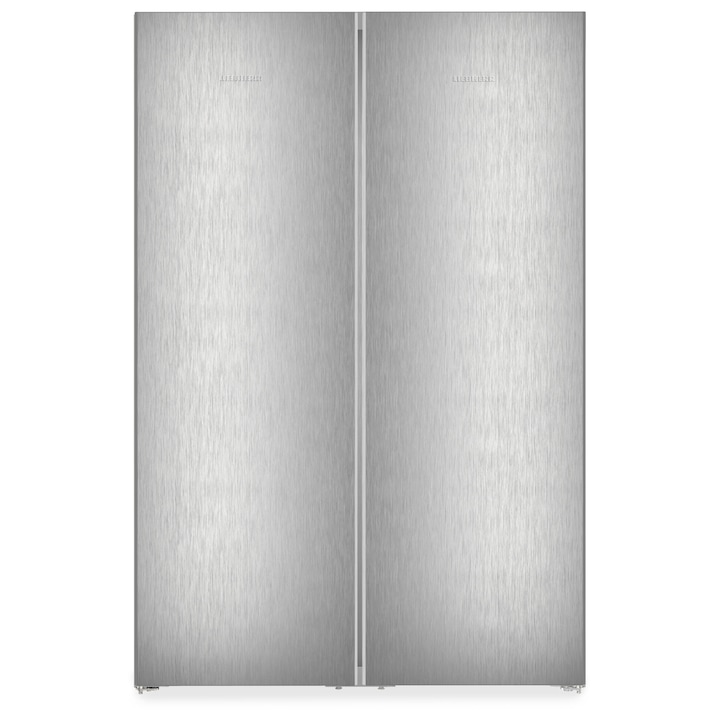 Двукрилен хладилник Side by side XRFsf 5240 Plus, NoFrost, EasyFresh, Обем 667 Л, Клас E, Височина 185.5 cм, Inox/Silver