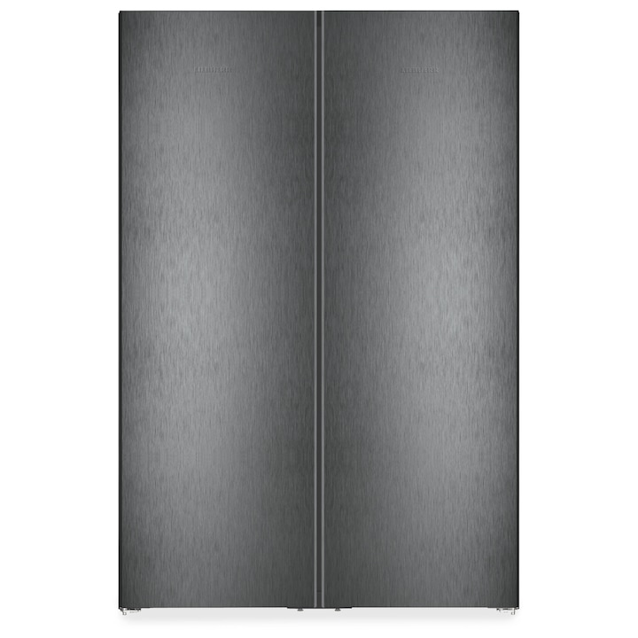 Двукрилен хладилник Side by side XRFbd 5220 Plus, NoFrost, EasyFresh, Обем 677 Л, Клас D, Височина 185.5 cм, Dark Inox