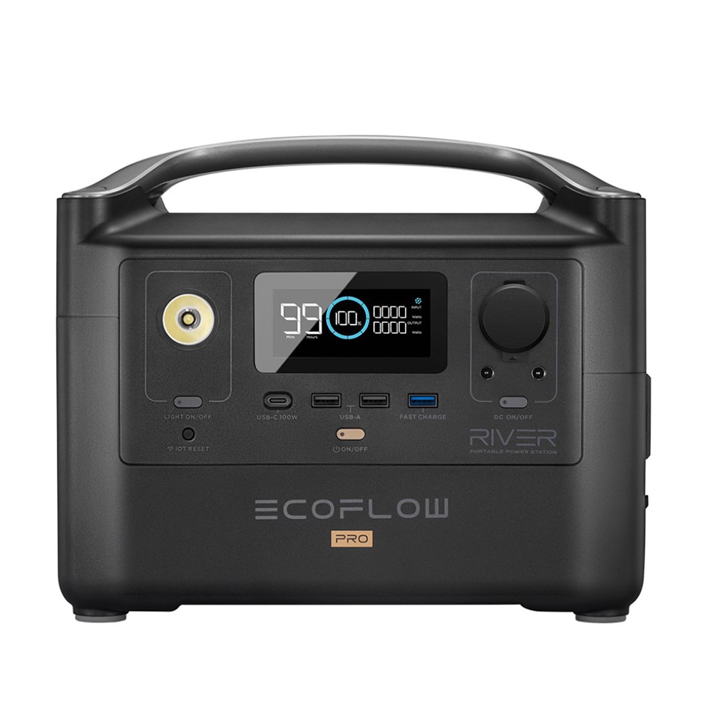 Centrala EcoFlow RIVER Pro, 720Wh, 600W, AC, port USB - eMAG.ro