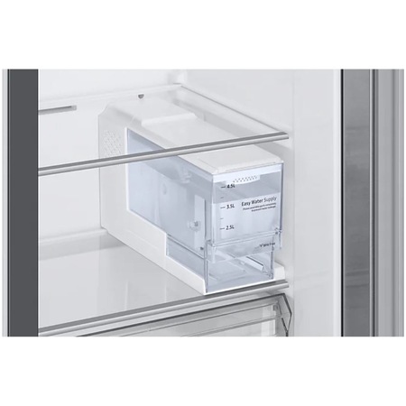 Side by Side Samsung RH68B8541S9/EF, 627 l, Full No Frost, Food Showcase, Twin Cooling Plus, Conversie Smart 5 in 1, Compresor Digital Inverter, Clasa E, Inox