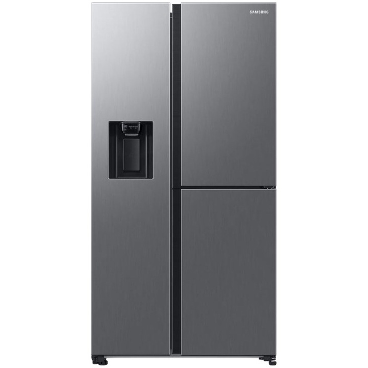 Двукрилен хладилник Side by Side Samsung RH68B8541S9/EF, 627 л, Full No Frost, Food Showcase, Twin Cooling Plus, 5 в 1 интелигентно преобразуване, Цифров инверторен компресор, Клас E, Inox
