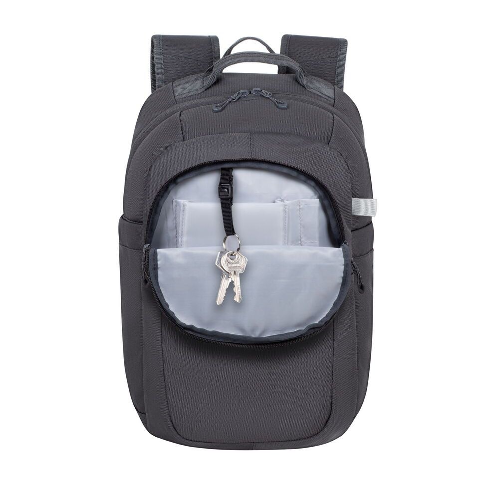 Rucsac RivaCase, 16L, Pentru notebook, Gri