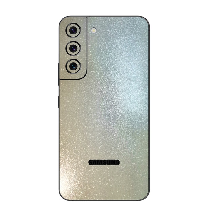 Folie Protectie iSkinz pentru Samsung Galaxy S22+ Plus 5G - Crystal White Sidef Simple Cut, Skin Adeziv, Cover pentru Carcasa Spate