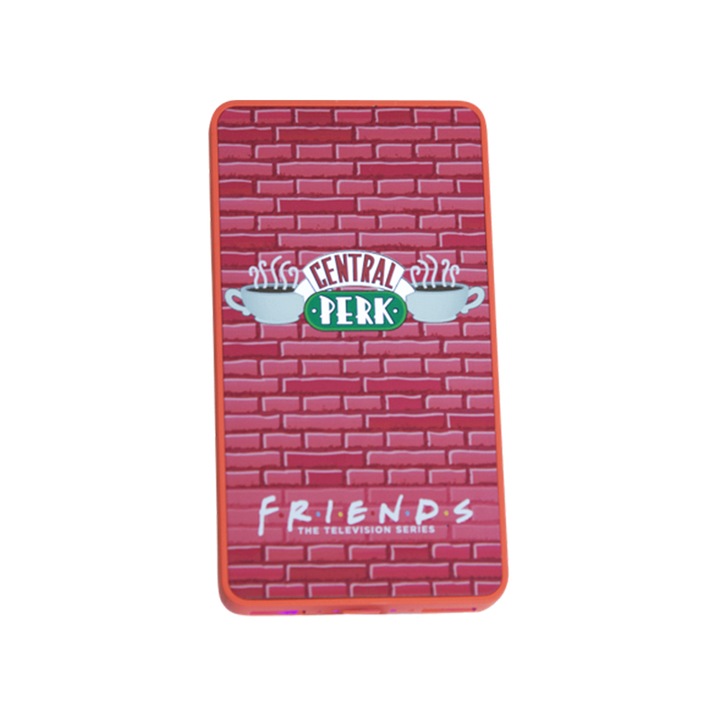 Külső akkumulátor Warner Bros Central Perk Friends, Háttérvilágítással, 6000 mAh