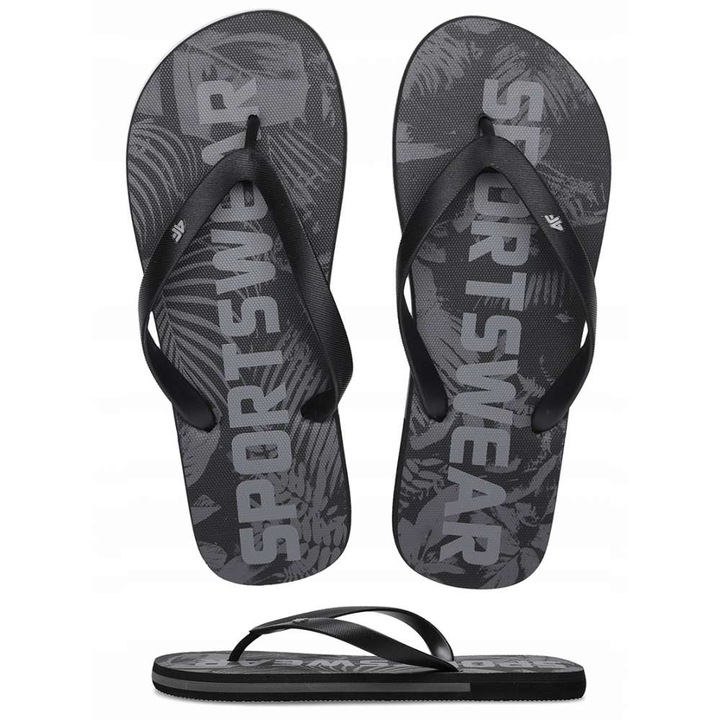 ЧЕХЛИ 4F MENS FLIP-FLOPS KLM006 L22-KLM006-32, Черен, 40