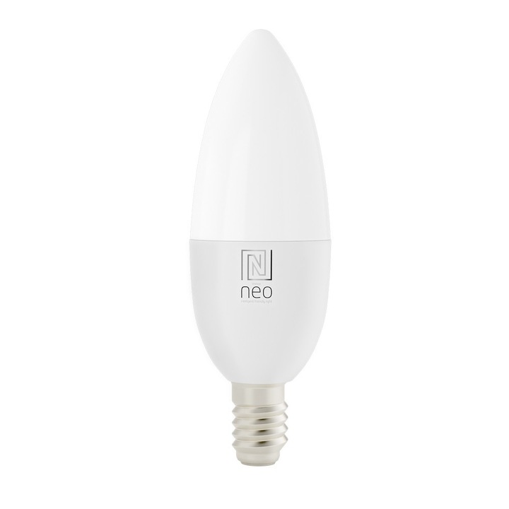 LED крушка Smart Immax NEO E14 5W топло бяла, регулируема, Zigbee 3.0