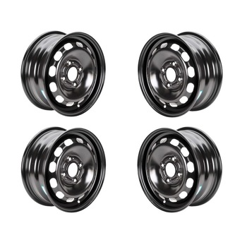 Set 4 Jante otel Mazda 2 intre 04/03-09/07; 5.50Jx14'' H2, 4x108x63.3, ET 47.5 Set 4 Jante otel Mazda 2 intre 04/03-09/07; 5.50Jx14'' H2, 4x108x63.3, ET 47.5