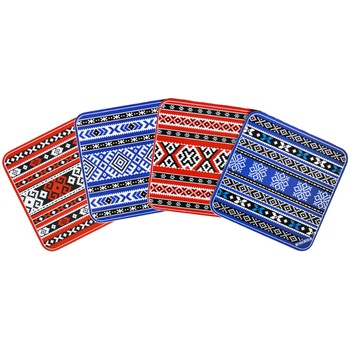 Suporturi de pahare, motive inspirate din stergarele romanesti Suporturi de pahare, motive inspirate din stergarele romanesti