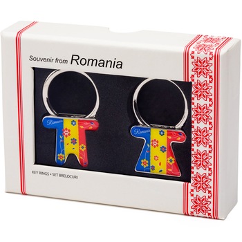 Set brelocuri, tricolor Set brelocuri, tricolor