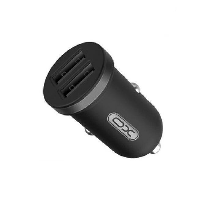 Зарядно устройство за кола + кабел XO car charger TZ12 USB-C 18W, Черен