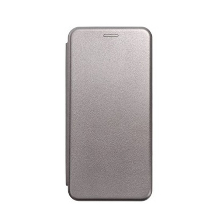 Защитен калъф тип книга за Samsung Galaxy A52s 5G, държач за карти, функция стойка и магнитно затваряне, Proficient Protection, сив