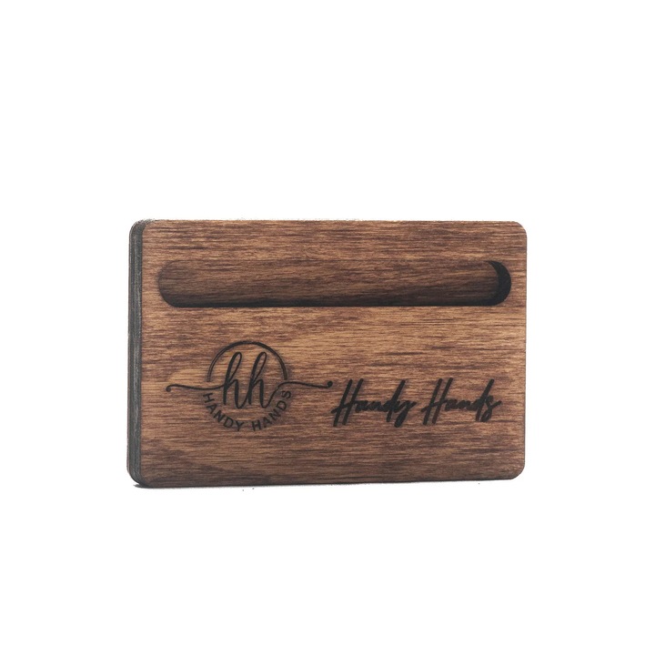 Suport Carte de Vizita din lemn HH951 10.3x6.5 cm