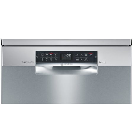 Masina de spalat vase Bosch SMS68TI01E, 14 seturi, 8 programe, Clasa A++, 60 cm, Inox anti-amprenta