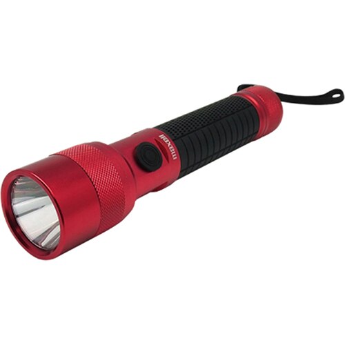 Lanterna LED Maxell, 2xR20, aluminiu, Rosu