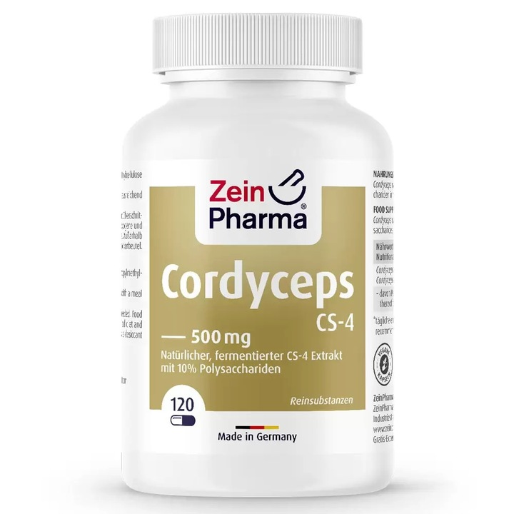 Supliment alimentar Zein Pharma Cordyceps CS-4, 120 capsule