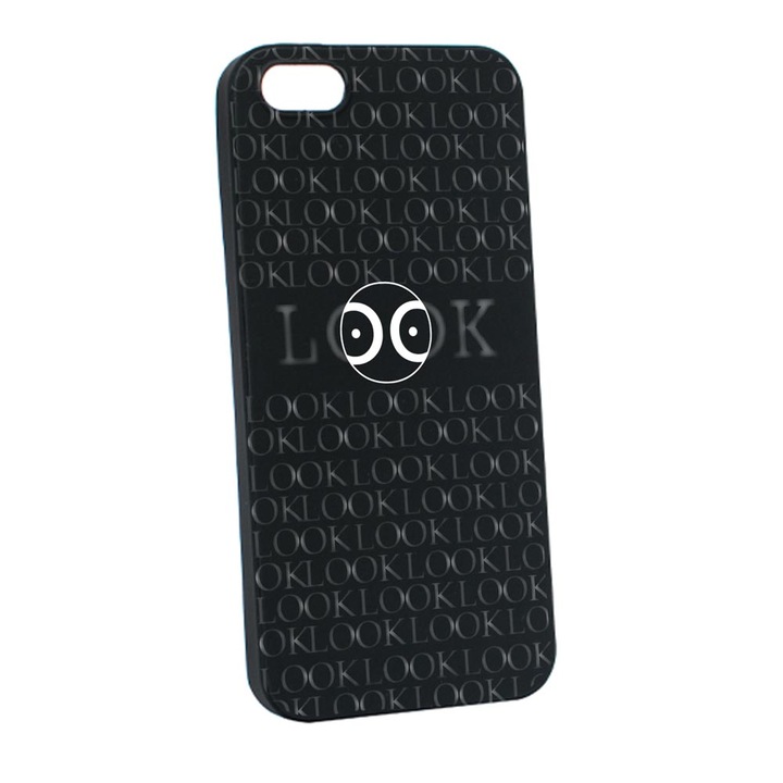 Силиконов калъф, Съвместим с Apple iPhone SE 3 (2022), Look At Me, износоустойчив, Черен B 39