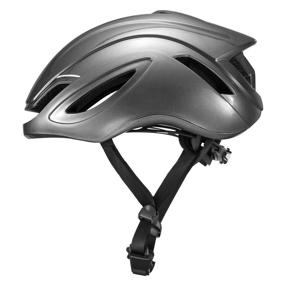 Casca de protectie ciclism, Rockbros, Policarbonat, 54-59 cm, Gri