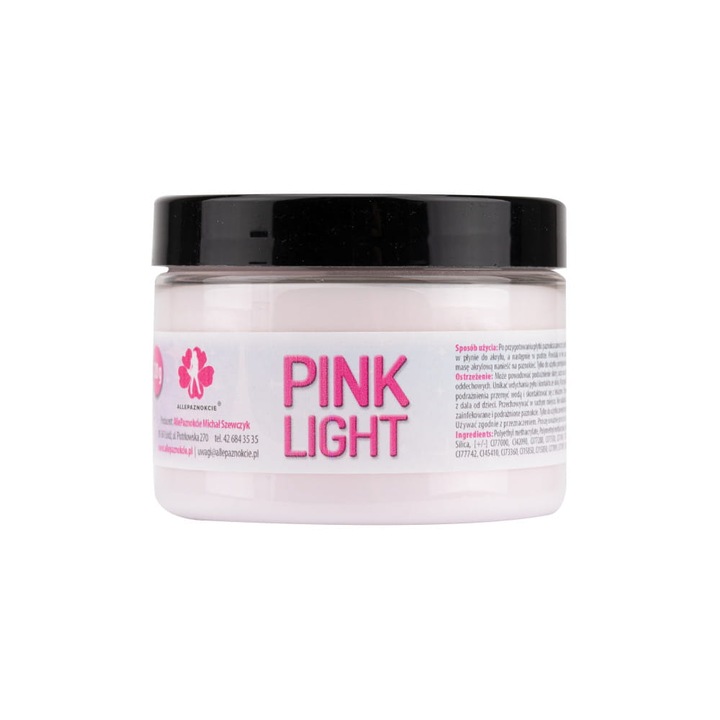 Pudra acrilica pentru unghii Allepaznokcie, 120g, 5 Pink Light