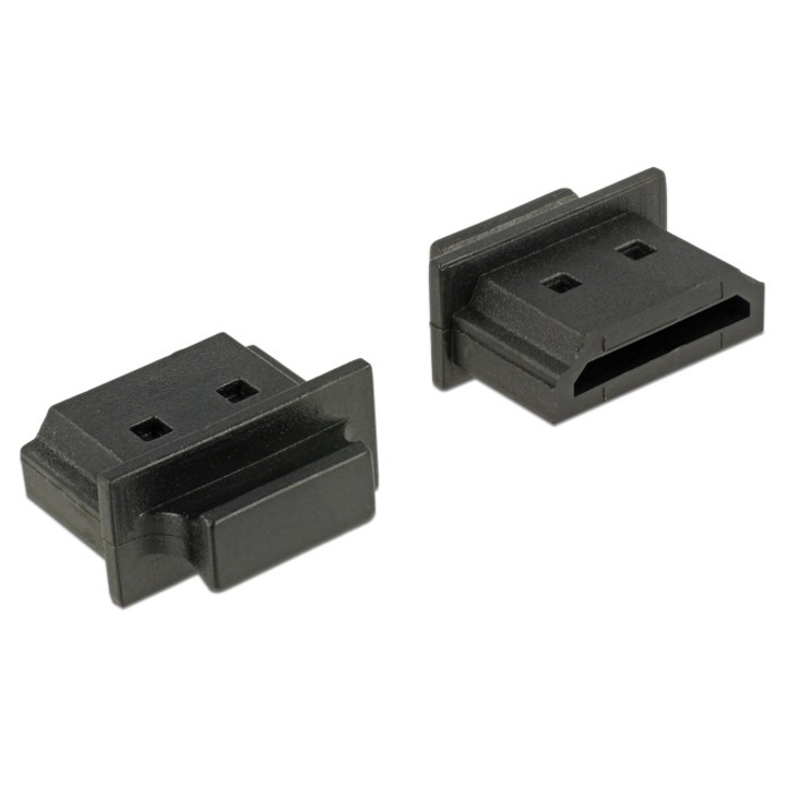 Delock Porvédo HDMI-A típusú kimenethez fogantyúval 10 db fekete