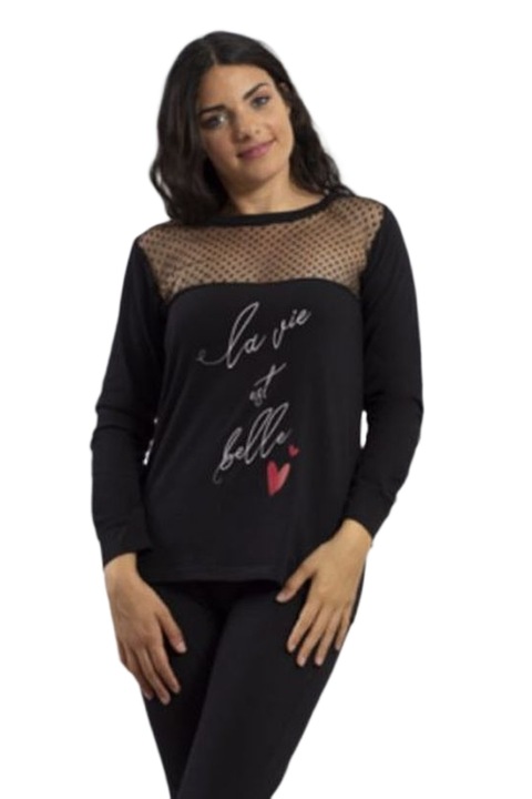 Pijamale dama irge MI1270 Negru M INTL