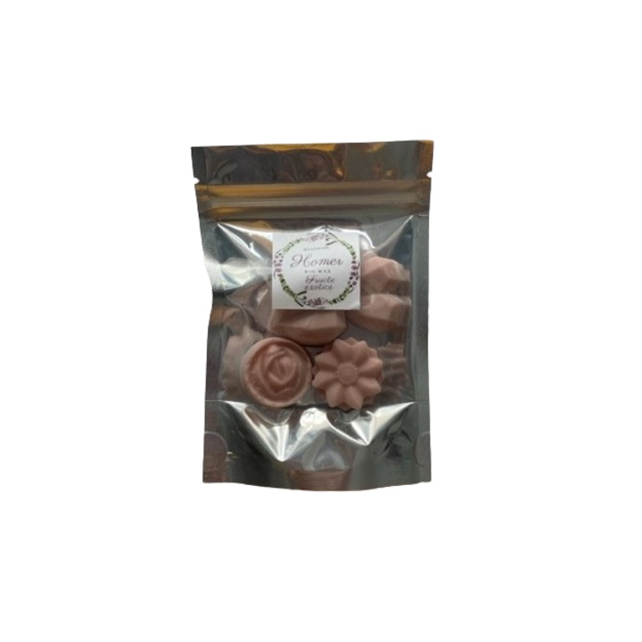 Комплект парченца натурален восък с мирис на соя, вкус Екзотичен плод, 25гр