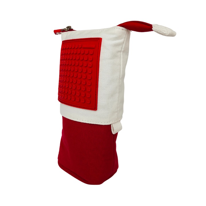 Penar neechipat Pop Up Pixie Crew, 18.5 x 12 x 5 cm, Rosu/Alb