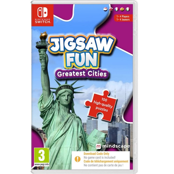 Jigsaw Fun Greatest Cities (code In A Box) Nintendo Switch Játékszoftver
