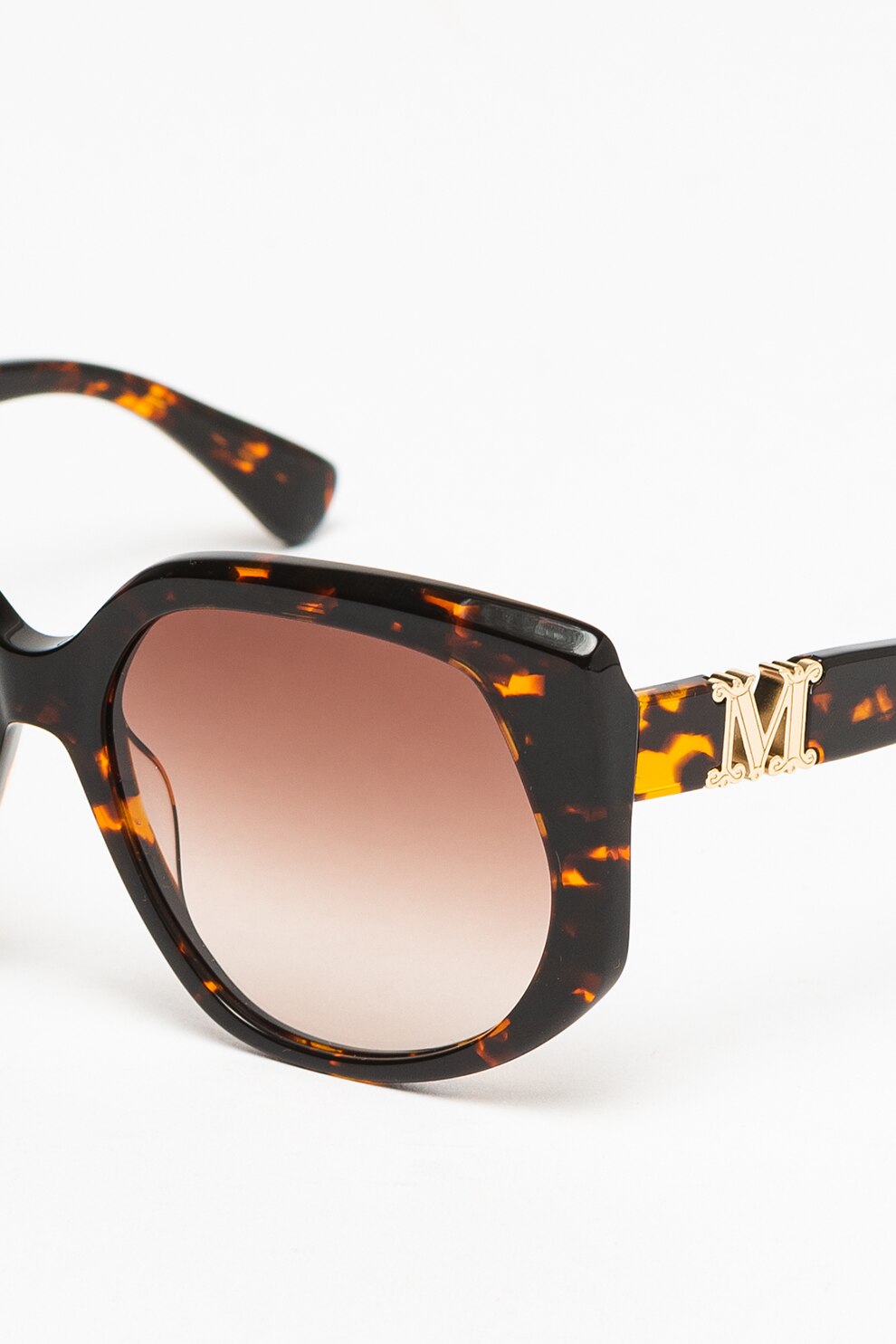 Max Mara, Слънчеви очила Butterfly с градиента, Кафяв, 58-17-140 ...