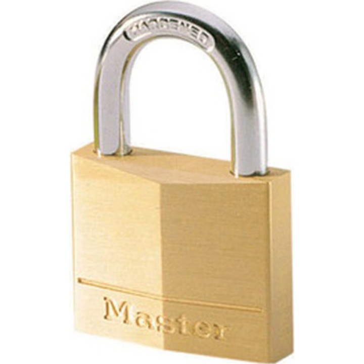 Lacat de alama Masterlock 140EURD, corp de 40 mm