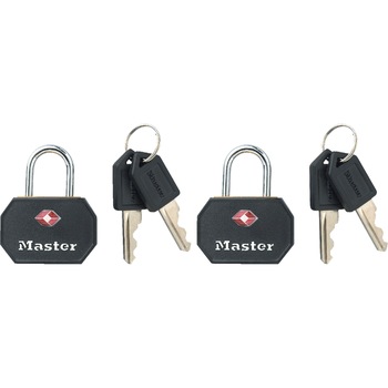 Set 2 buc lacat de otel Masterlock 4681EURTBLK, corp 30 mm Set 2 buc lacat de otel Masterlock 4681EURTBLK, corp 30 mm