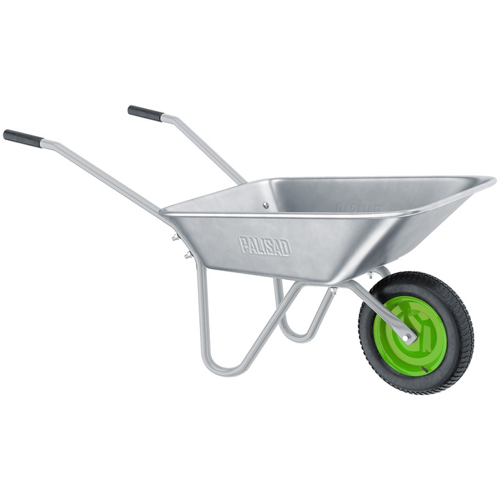 Roaba de gradina, capacitate de 90 kg, volum de 65 L, Palisad